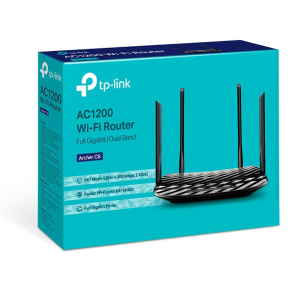 TP-LINK AC1200 Wireless MU-MIMO Gigabit Router (TL-Archer C6)
