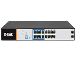 D-Link DGS-F1210-18PS-E 16-port Gigabit PoE Switch