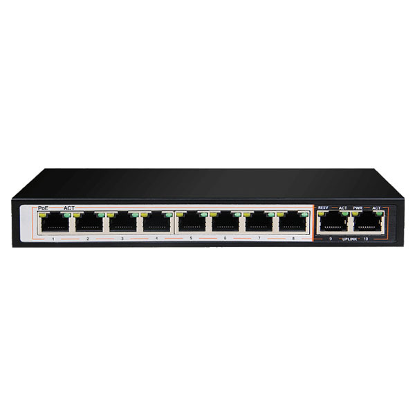 D-Link DGS-F1010P-E 120W 8+2 Port 10/100/1000Mbps Gigabit POE Switch