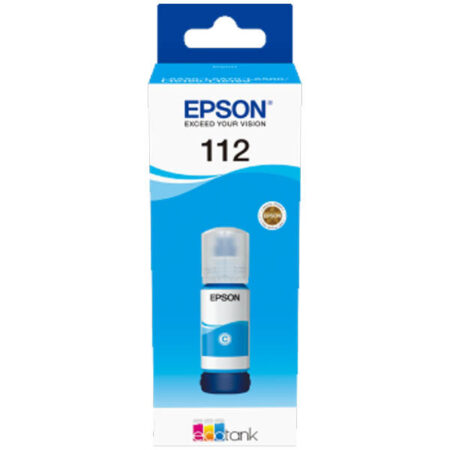 Epson 112 EcoTank Pigment Cyan ink bottle (C13T06C24A)