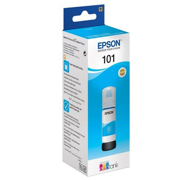 Epson 101 EcoTank Cyan ink bottle - 70ml (C13T03V24A)