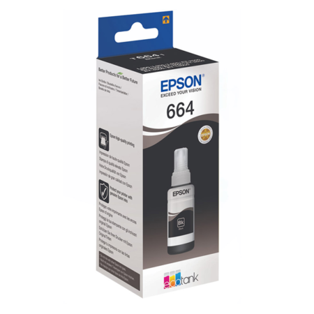 Epson Ink Cartridge T6641 Black (C13T66414A)