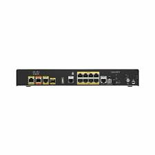 Cisco C891F-K9 Integrated Services Router- 2 WAN connectivity options – Gigabit Ethernet and Fiber.