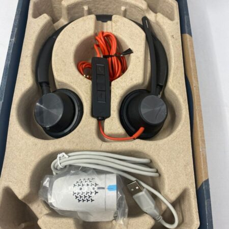 Poly Studio P5 Kit Webcam with Blackwire 3325 Wired Stereo Headset