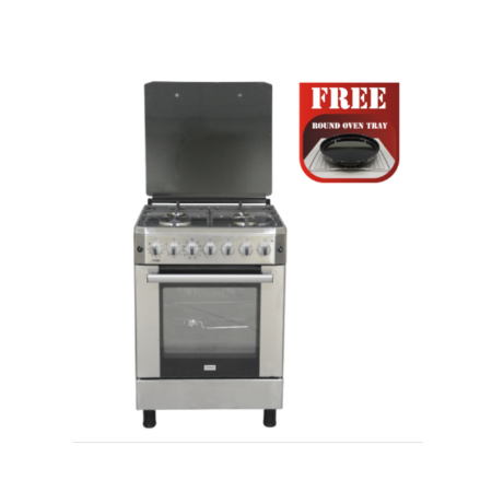 Mika 60cmx60cm 4Gas Electric Oven Standing Cooker